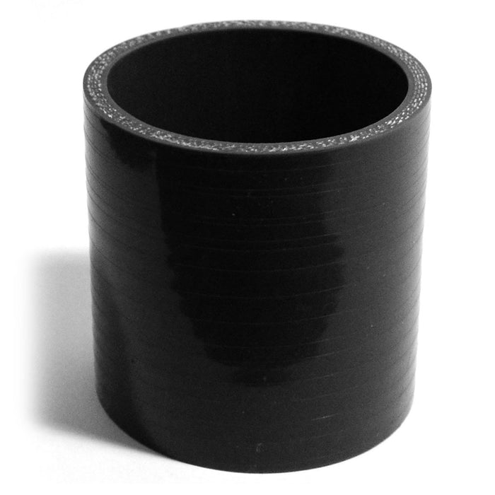 Straight Silicone Hose 70mm x 70mm x 76mm (Black)