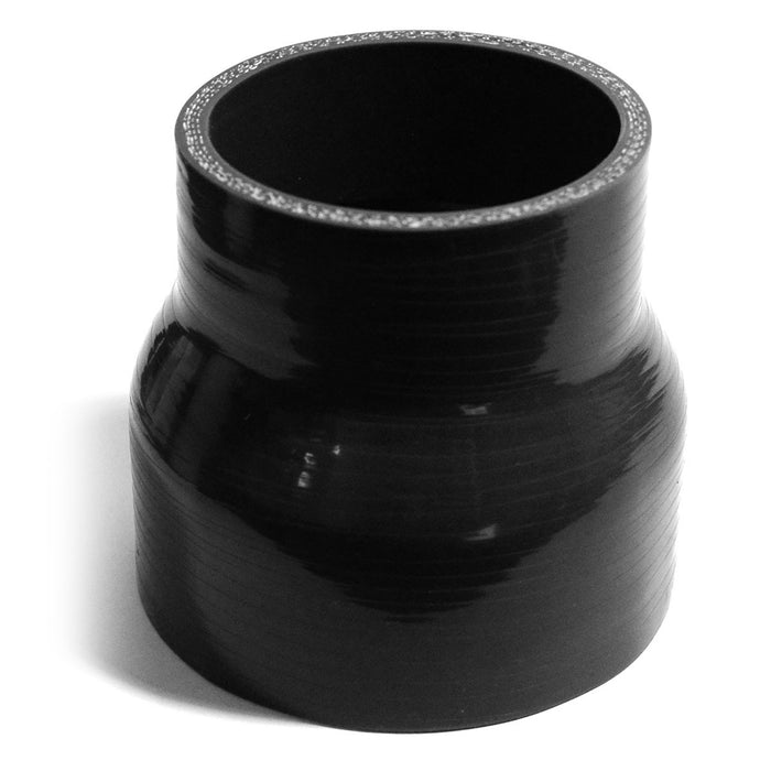 Straight Silicone Reducer 76mm x 102mm x 102mm (Black)