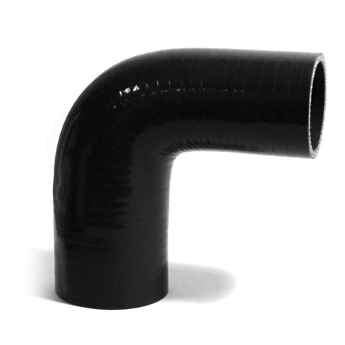 90 Degree Silicone Reducer 51mm x 76mm (Black)