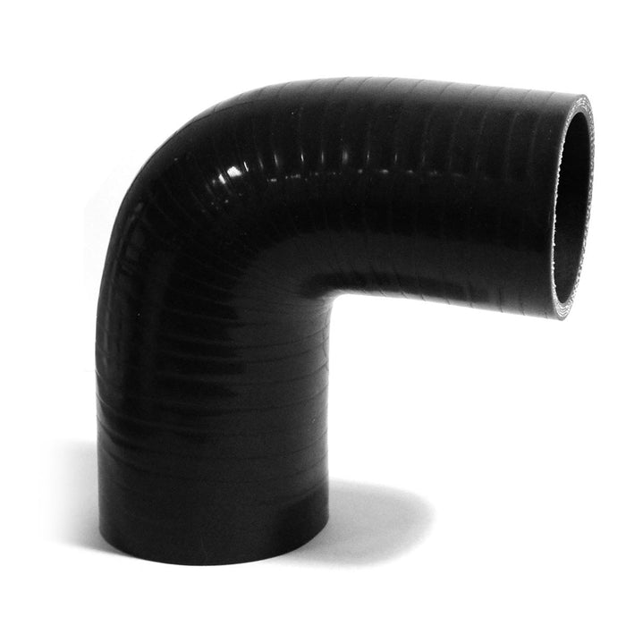 90 Degree Silicone Reducer 63mm x 76mm (Black)