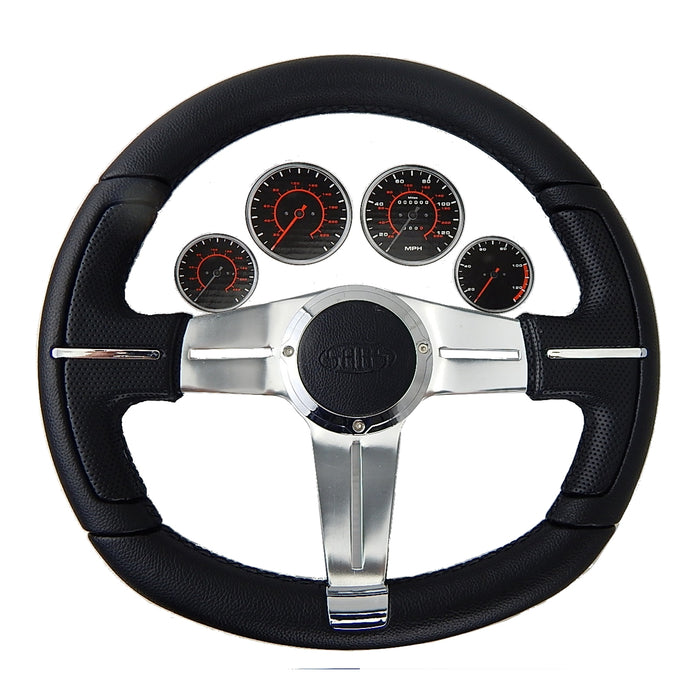 SAAS Modena PVC Steering Wheel - SW617S-R