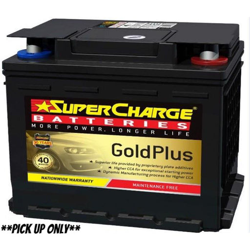 Supercharge Gold Plus Battery - MF55 - A1 Autoparts Niddrie
 - 1