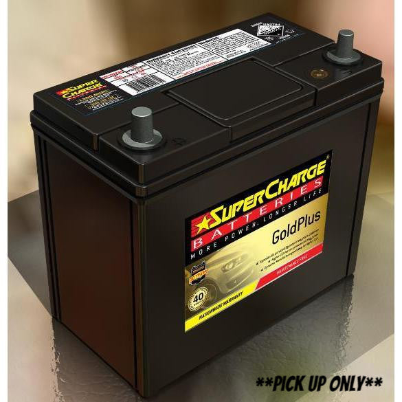 Supercharge Gold Plus Battery - MF55B24R - A1 Autoparts Niddrie
 - 1