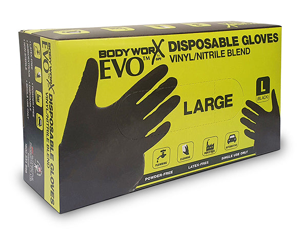 Body Worx EVO Large Disposable Gloves (Box of 100)
