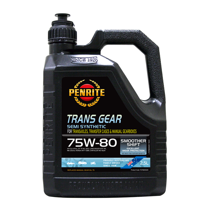 Penrite Trans Gear 75W80 - 2.5Ltr - A1 Autoparts Niddrie
