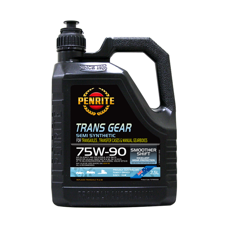Penrite Trans Gear 75W90 - 2.5Ltr - A1 Autoparts Niddrie
