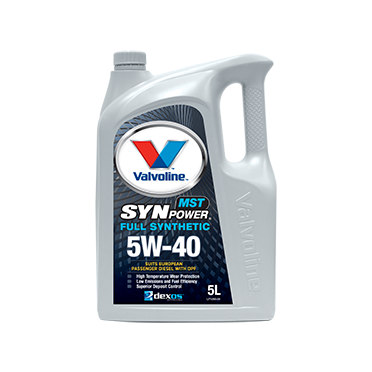 Valvoline Synpower MST 5W40 - 5Ltr - A1 Autoparts Niddrie

