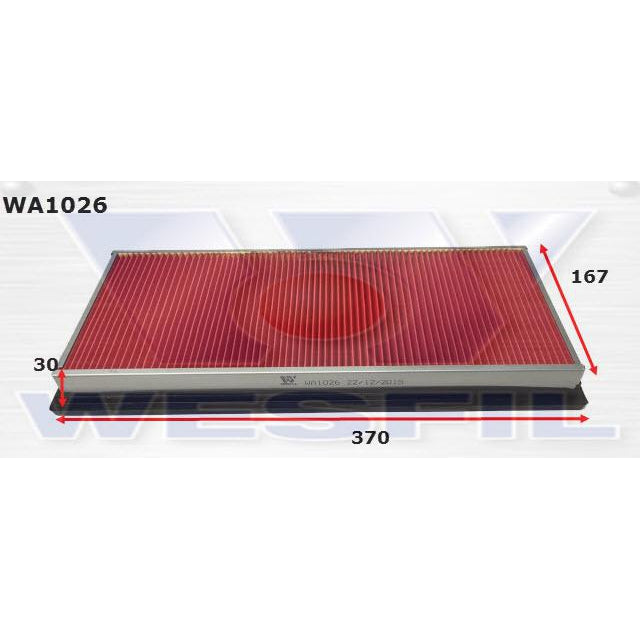 Wesfil Air Filter - WA1026 (A1426)