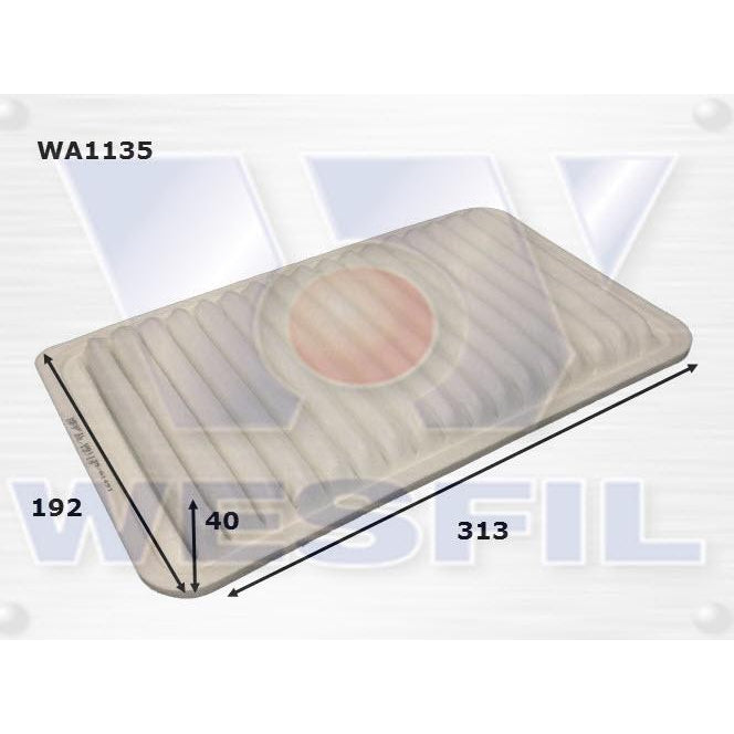 Wesfil Air Filter - WA1135 (A1491) - Lexus, Toyota