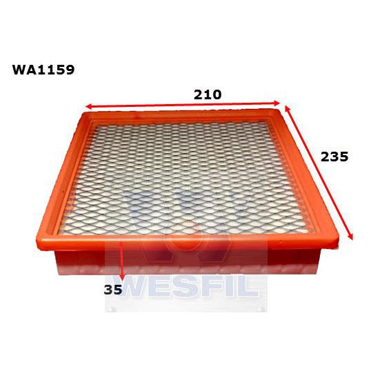 Wesfil Air Filter - WA1159 (A1616 / A1753)