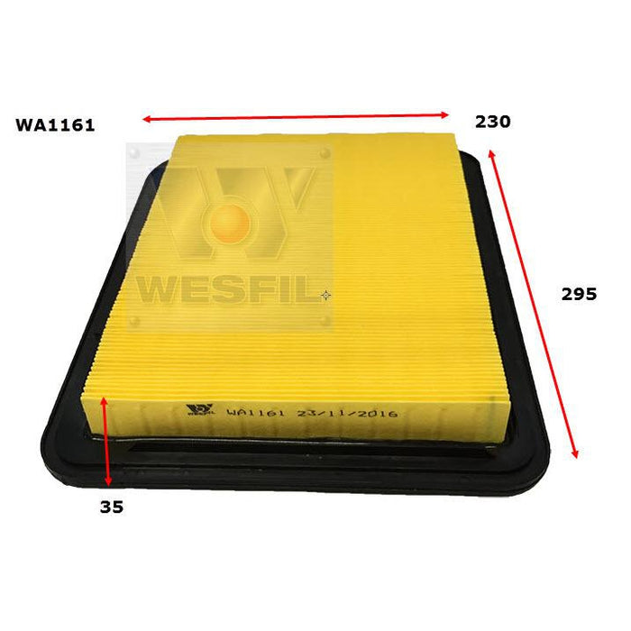 Wesfil Air Filter - WA1161 (A1475)