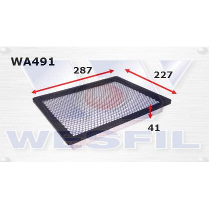 Wesfil Air Filter - WA491 (A491)