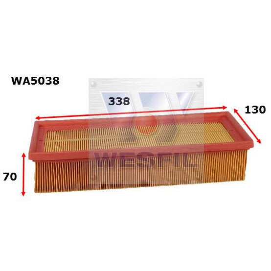 Wesfil Air Filter - WA5038 (A1711)