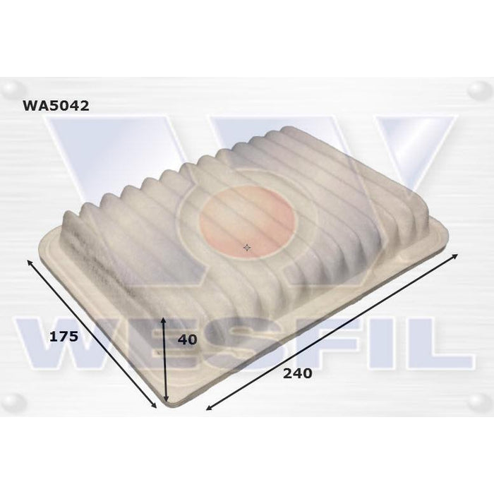 Wesfil Air Filter - WA5042 (A1559) - Toyota