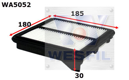 Wesfil Air Filter - WA5052 (A1782)