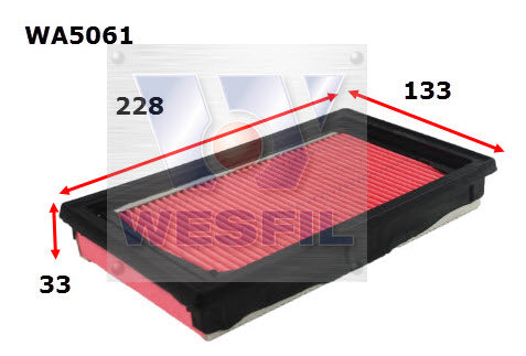Wesfil Air Filter - WA5061 (A1591)