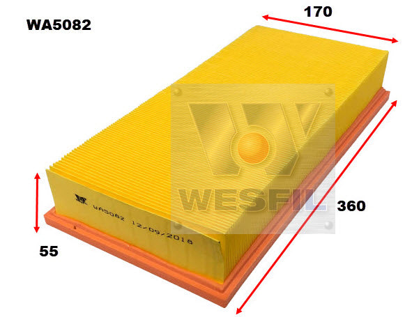 Wesfil Air Filter - WA5082 (A1780)