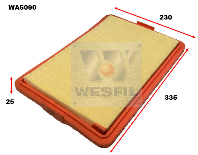 Wesfil Air Filter - WA5090 (A1644)