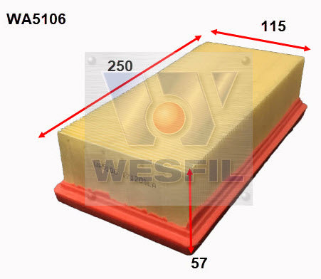 Wesfil Air Filter - WA5106
