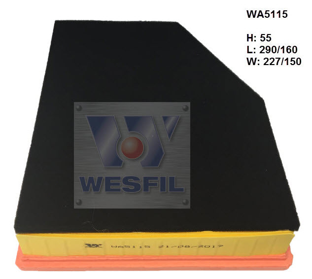 Wesfil Air Filter - WA5115 (A1614)
