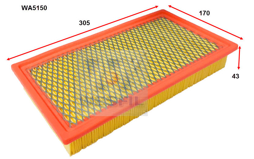 Wesfil Air Filter - WA5150 (A1623)