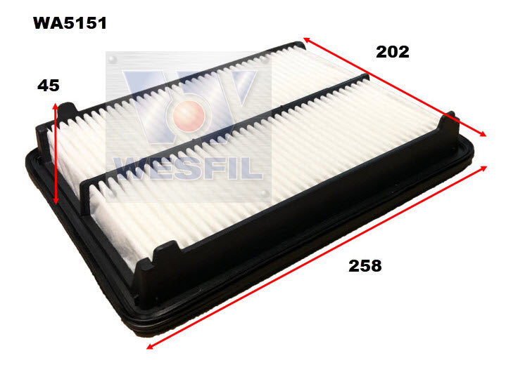 Wesfil Air Filter - WA5151 (A1627)