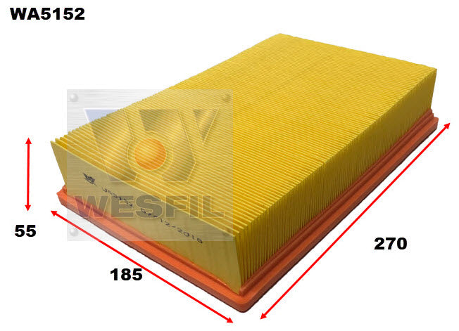Wesfil Air Filter - WA5152 (A1743)