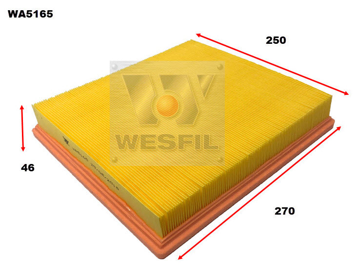 Wesfil Air Filter - WA5165 (A1760)
