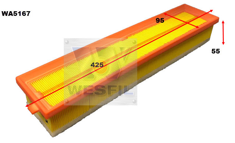 Wesfil Air Filter - WA5167 (A1695)