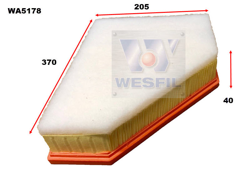 Wesfil Air Filter - WA5178 (A1756)