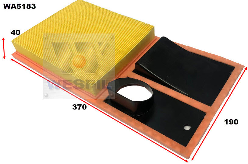 Wesfil Air Filter - WA5183 (A1728)