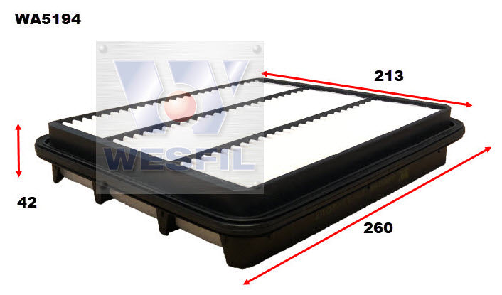 Wesfil Air Filter - WA5194 (A1799)