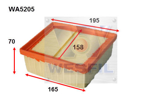 Wesfil Air Filter - WA5205 (A1749)