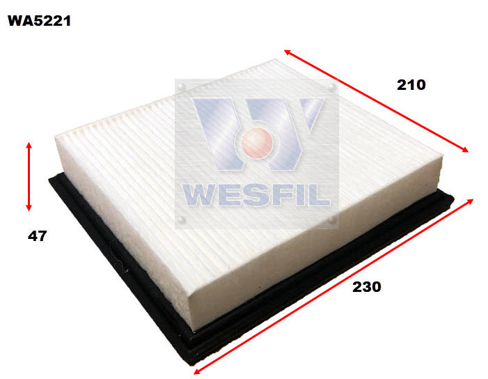 Wesfil Air Filter - WA5221 (A1739)