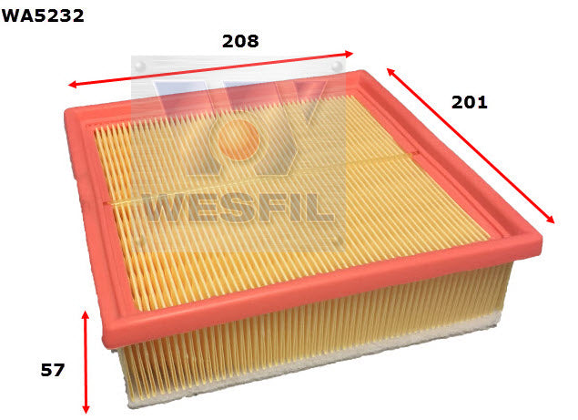 Wesfil Air Filter - WA5232 (A1656)