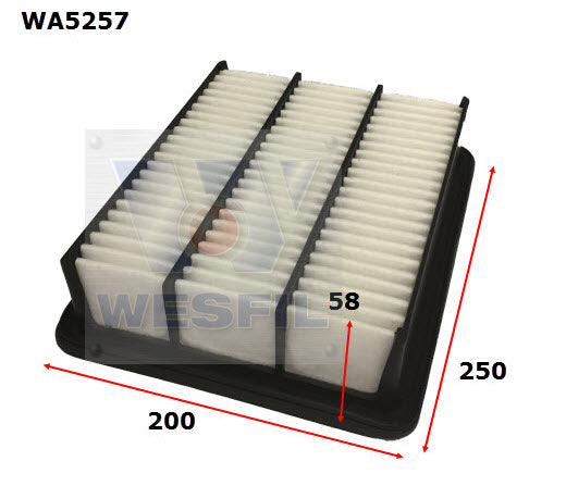 Wesfil Air Filter - WA5257 (A1934)