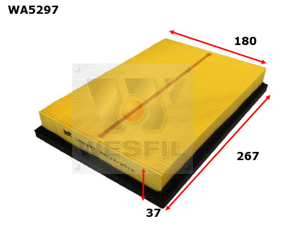 Wesfil Air Filter - WA5297 (A1849)