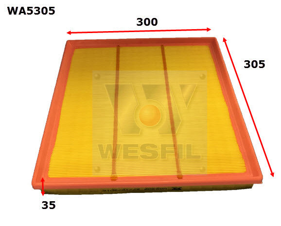 Wesfil Air Filter - WA5305 (A1884)