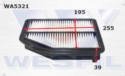 Wesfil Air Filter - WA5321 (A1807)