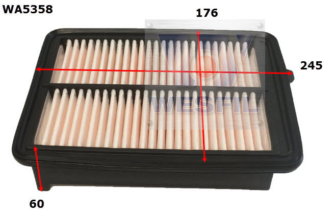 Wesfil Air Filter - WA5358 (A1947)