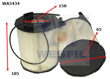 Wesfil Air Filter - WA5434 (A1941)