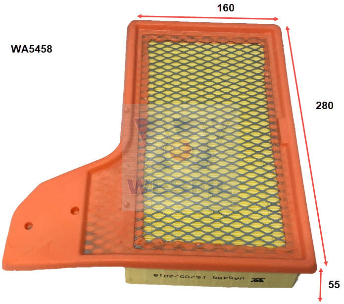 Wesfil Air Filter - WA5458 (A1942)