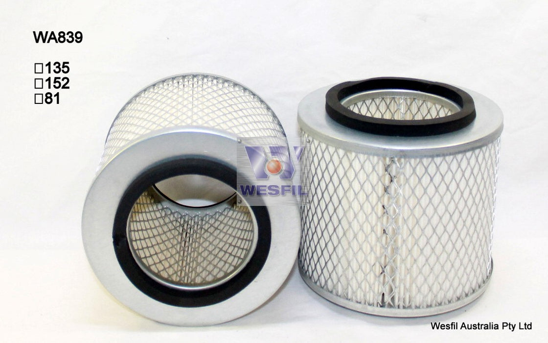 Wesfil Air Filter - WA839 (HDA5783)