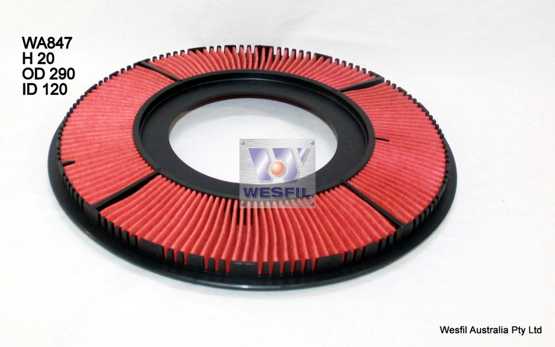 Wesfil Air Filter - WA847 (A1214)