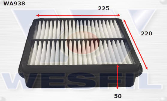 Wesfil Air Filter - WA938 (A1340)
