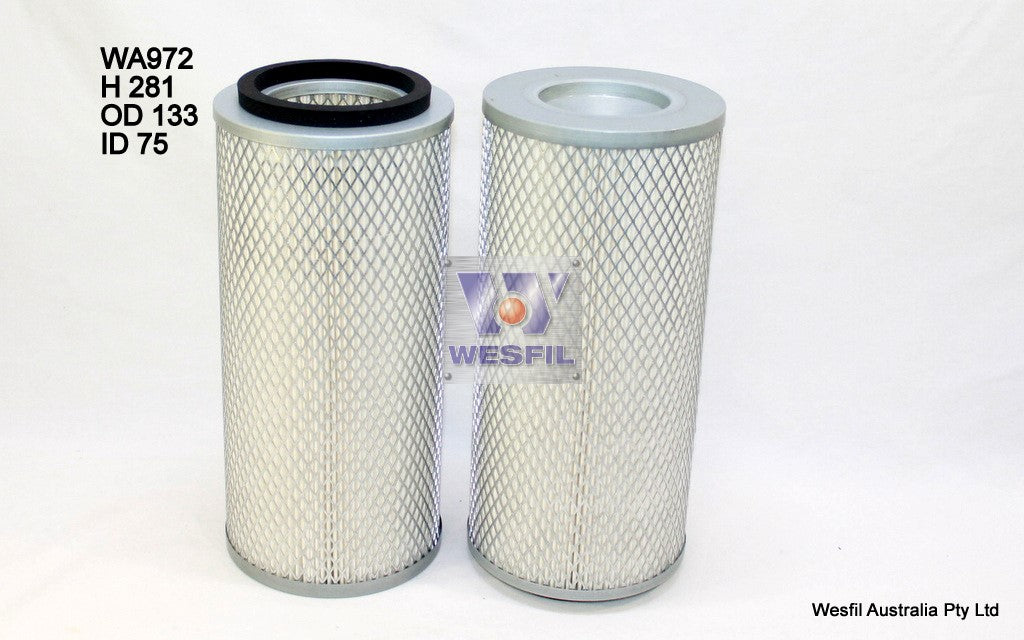 Wesfil Air Filter - WA972 (HDA5809)