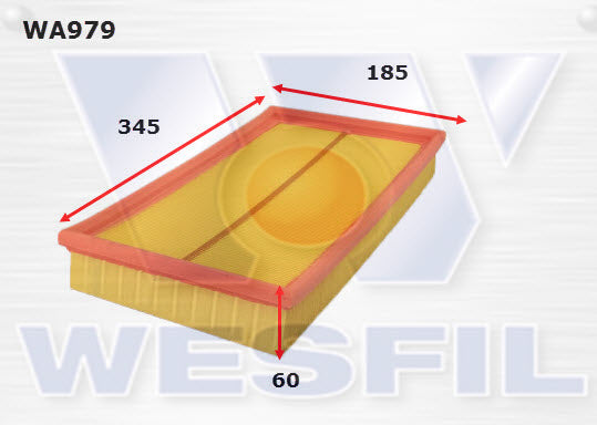 Wesfil Air Filter - WA979 (A1724)