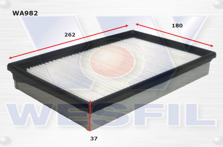 Wesfil Air Filter - WA982 (A1366)