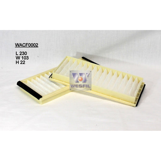 Wesfil Cabin/Pollen Air Filter - WACF0002 - RCA193P - A1 Autoparts Niddrie
 - 1