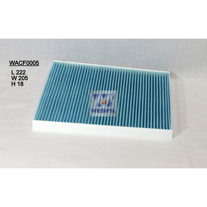Wesfil Cabin/Pollen Air Filter - WACF0005 - RCA185P - A1 Autoparts Niddrie
 - 1